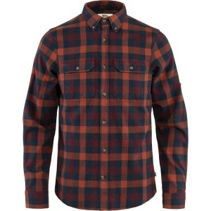 Fjällräven Skog Skjorte - Herre -  Dark Navy /Red